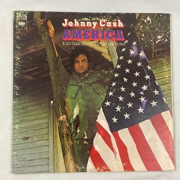 Other - Johnny Cash America A Year 200 Year Salute In Story And Song Vinyl Record LP